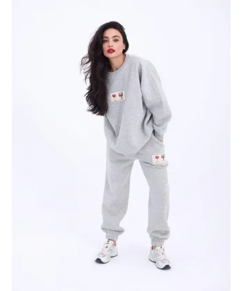 7236 EŞOFMAN TAKIM-GRİ