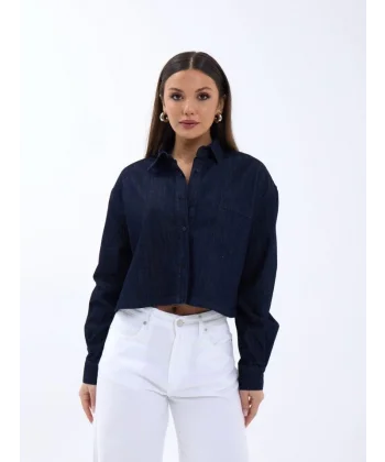 7362 KOT GÖMLEK-LACİVERT