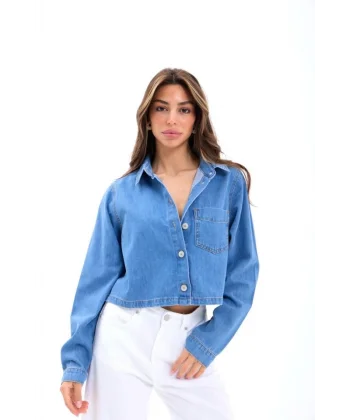 7367 KOT GÖMLEK-MAVİ