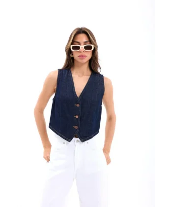 7414 KOT YELEK-MAVİ