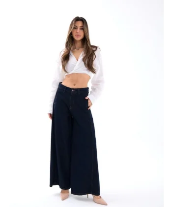 7437 KOT PANTOLON-MAVİ