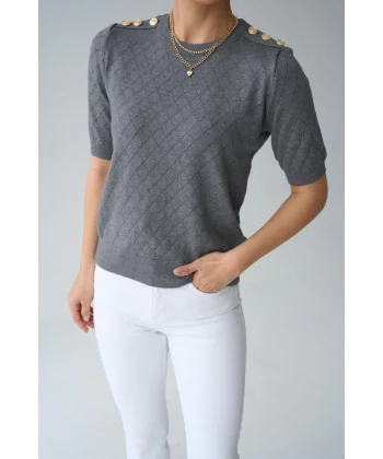 Apoletli Kazak - Orta Gri