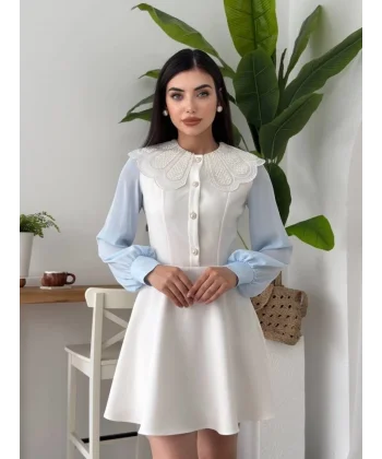 Asıo Bebe Yaka Elbise