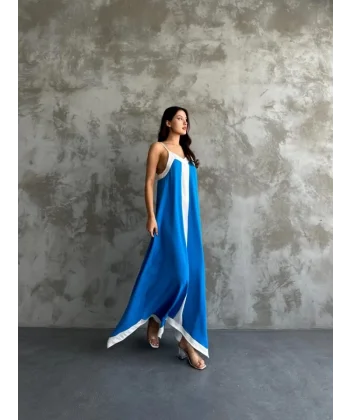 Askılı Maxi Boy Elbise