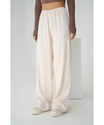 astikli Pantolon  Bej