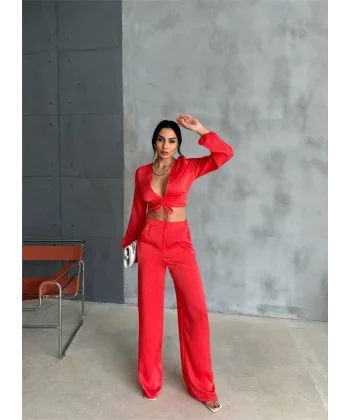 ATEN BÜZGÜ DETAYI CROP BUZPANTOON TAKI  ercan