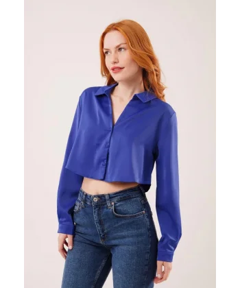 aten Crop odel acivert Gömlek