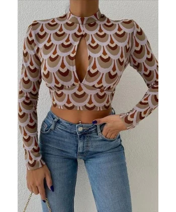 Autumn Cut Out Bluz 3018-08