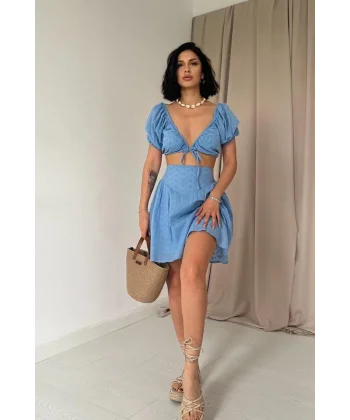 avi Brode Crop Ve ini Etek Takım