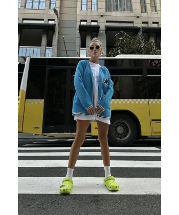 avi Şeritli Bukle Hırka