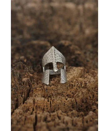 Ayarlamalı Miğfer Tasarımlı Erkek Yüzük