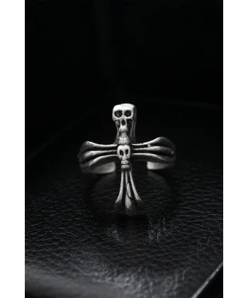 Ayarlanabilir Kurukafa Model Erkek Yüzük