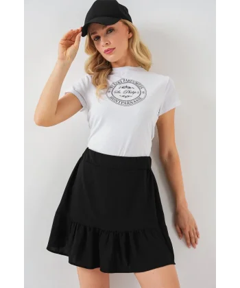 Ayrobin Mini Etek 8054 - Siyah