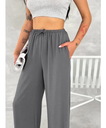 Ayrobin Oversize Pantalon - Füme