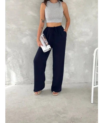 Ayrobin Oversize Pantalon - Lacivert