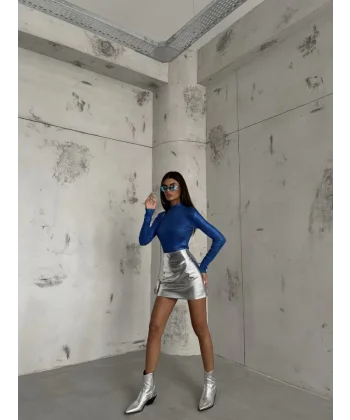 Balıkçı Yaka etalik Triko Bluz