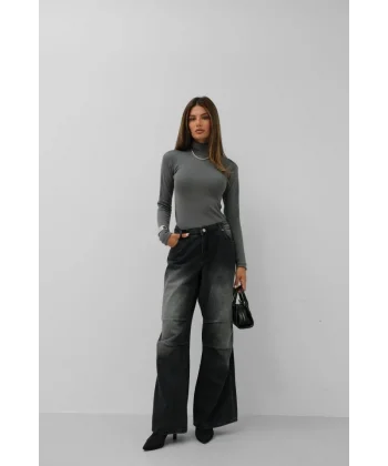 Balıkçı Yaka Triko Bluz