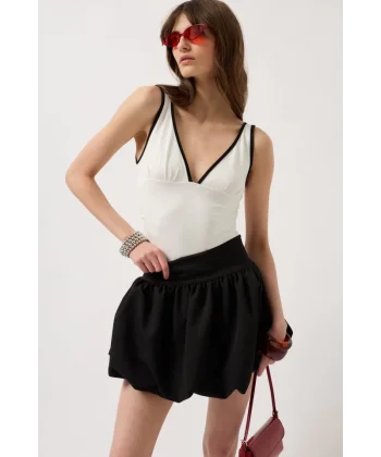 Balon Detay Mini Etek