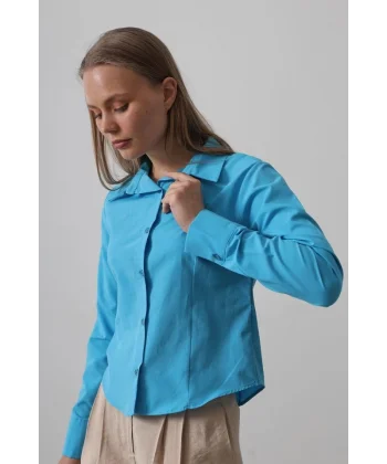 Basic Gömlek - Turkuaz