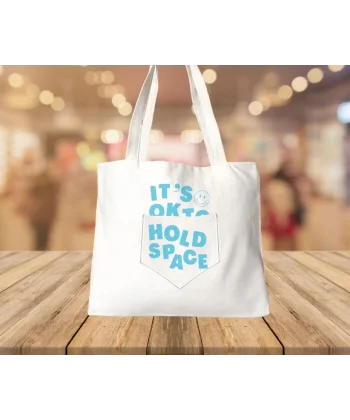 Baskılı Piknik ve Deniz Cepli Fermuarlı Çanta - Beyaz