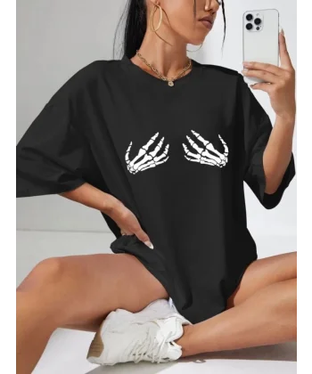Baskılı Tshirt  iyah