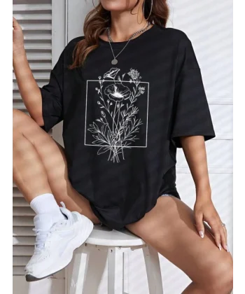 Baskılı Tshirt  iyah