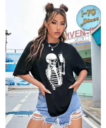 Baskılı Tshirt  iyah