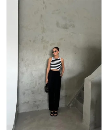 BE ATİK DETAYI ODA KUAŞ PANTOON  iyah