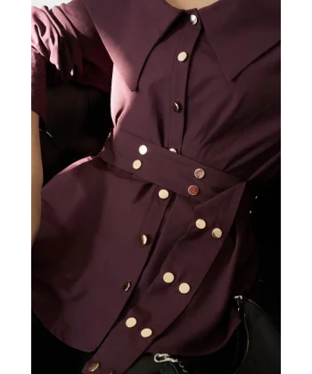 Bebe Yaka Kemerli Gömlek  ürdüm