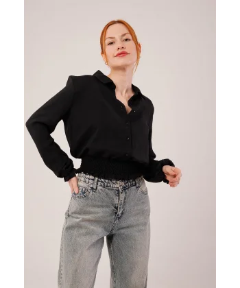 Bel Ve Bilek astikli iyah Bluz