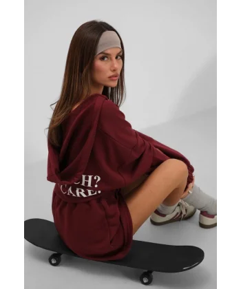 Beli Lastikli Fermuarlı Sweatshirt