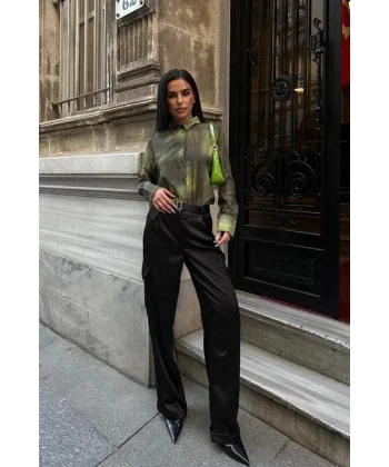 Bertha Desenli Wual Gömlek 3374-08