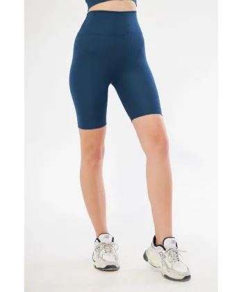 Biker porcu Şort  Turkuaz