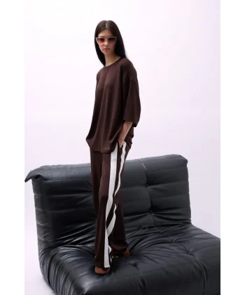 Bisiklet Yaka Oversize Thirt