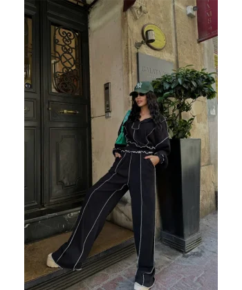 BİYEİ BUZ PANTOON TAKI ŞÖNİ KUAŞ  iyah