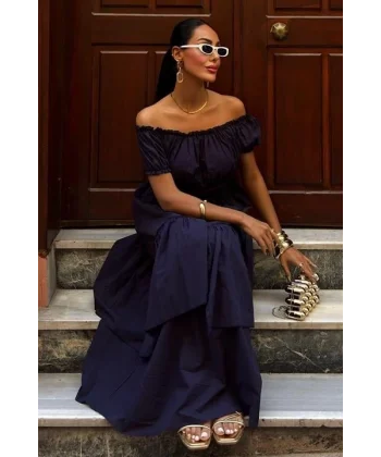 Büzgülü Crop Kat Detaylı Fırfır Etekli Takım 10196