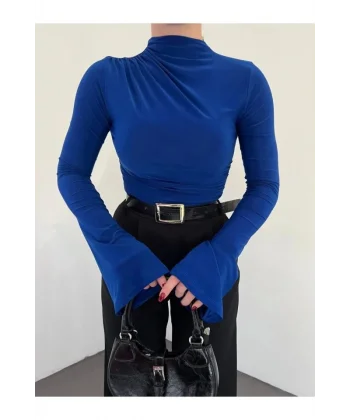 Büzgülü İspanyol Kol Bluz