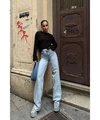 Cailey Kroşe  Bisiklet Yaka Kazak 1298-25