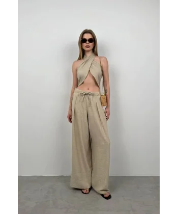 Çapraz Bağlamalı Keten Crop