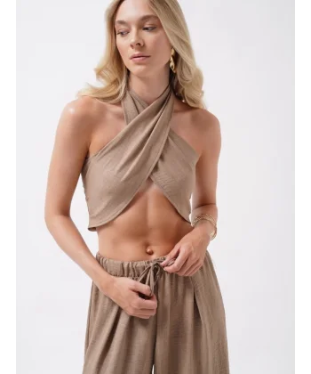 Çapraz Bağlamalı Keten Crop