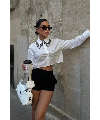 Carmen Püskül Detaylı Gömlek 3387-08