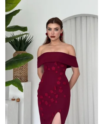 Cası Straplez  Elbise