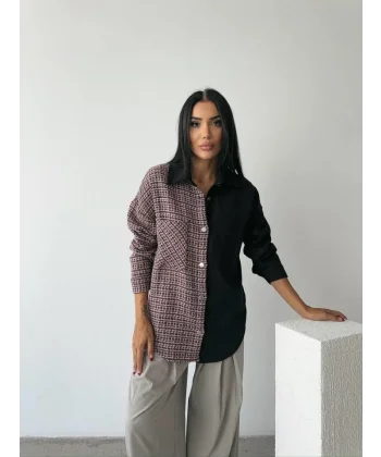 CHANEL PARÇALI GÖMLEK - Siyah