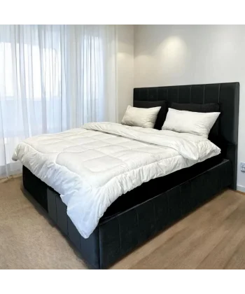 Çift Kişilik Doğal Yün Yorgan ve Yastık Takımı - Beyaz