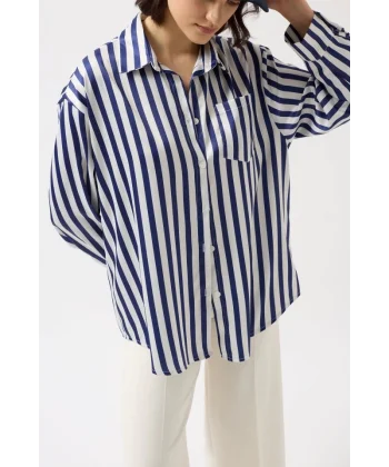 Çizgili aten Gömlek