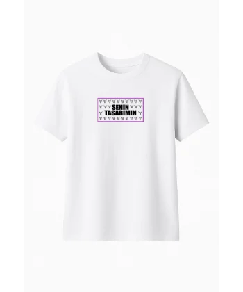 Çocuk Ön Sizin Tasarımınız Basic Tshirt - Beyaz