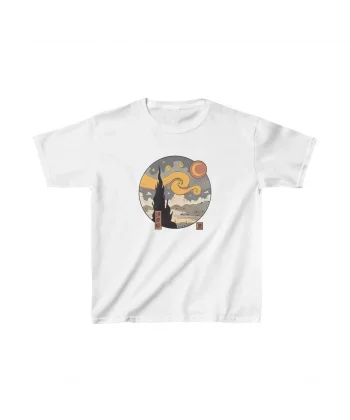 Çocuk Unisex Baskılı T-Shirt - Beyaz