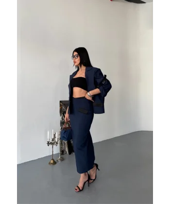 CROP CEKET - ETEK TAKIM - Lacivert