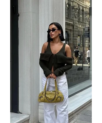 Cynthia Cut Out Triko Hırka 5116-23