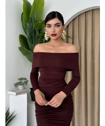 Dakota Drapeli Elbise